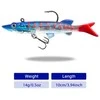 Silikoninis masalas su Jig galvute AsaTsuri T-Tail 3D BlueTiger 9 cm, 15g
