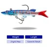 Silikoninis masalas su Jig galvute AsaTsuri T-Tail 3D BlueTiger 12 cm, 23g