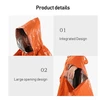 Tomaz Sport Apsiaustas nuo lietaus Essential Survival Rain Oranžinis