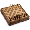 Tomaz Sport Šachmatų-Šaškių Rinkinys Riešuto Medžio, Karalius 7,6cm
