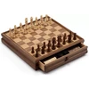 Tomaz Sport Šachmatų-Šaškių Rinkinys Riešuto Medžio, Karalius 7,6cm