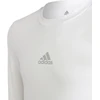 Vaikiški Marškinėliai Ilgomis Rankovėmis Adidas Youth Techfit Balti H23156