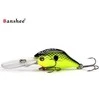 Vobleris Banshee Crankbait 50mm 10g VC07 Chartreuse Juodas Shad, Plūdrus