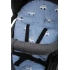 Babymam Vaikiško vežimėlio dvipusis įdėklas 71x35 cm