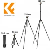 K&amp;F Concept Fotoaparato trikojis su profesionalia 3D galvute, KF09.101V1