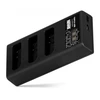 Akumuliatorių Įkroviklis - Newell CD-USB-C Trijų Kanalų Įkroviklis Nikon EN-EL14 Akumuliatoriams Juodas