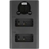 Newell DL-USB-C dviejų kanalų įkroviklis, skirtas LP-E17