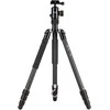 Stovas - Fotopro X Go Plus Carbon 8kg Apkrovos Talpa, 158cm Maksimalus Aukštis, Juodas