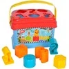 ABC Koszyk su dangteliu Rinkinys Sorter su klockami + muzikinis centras i piramidka