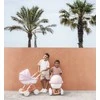 Lėlių vežimėlis Smoby Baby Nurse, balta/rožinė