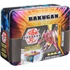 Spin Master Bakugan Baku-Tin dėžutės skardos indas saugykla + 2 figūrėlės ir Sectanoid kortelės