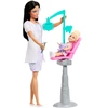 Mattel Lėlė Barbie dantistė brunetė rinkinys 2