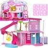 Mattel Mini Barbie Land Lėlių namelis + Lėlė ir augintinis + Priedai ZA6039 C