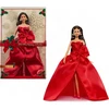 Mattel Barbie Signature Świąteczna Lėlė Kolekcjonerska 2026 szatynka w czerwonej sukni 6+