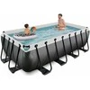 EXIT Juodas Leather pool 400x200x100cm with filter pump - juodas
