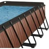Baseinas sodo 400x200x100cm su pompą filtrującą i drabiną ruda