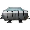EXIT Juodas Leather pool 540x250x100cm with filter pump - juodas
