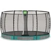 EXIT Allure Premium ground trampoline ø427cm - žalias