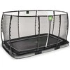 EXIT Allure Premium ground trampoline 214x366cm - juodas