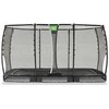EXIT Allure Premium ground trampoline 214x366cm - juodas