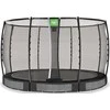 EXIT Allure Premium ground trampoline ø366cm - juodas