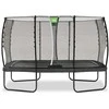 EXIT Allure Classic trampoline 214x366cm - juodas