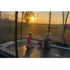 EXIT Allure Classic trampoline 244x427cm - juodas