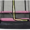 Įkasamas batutas su tinklu Exit Silhouette 244cm - Rožinis