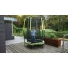 EXIT Tiggy junior trampoline with safety ø140cm - juodas/žalias