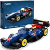 Klocki konstrukcyjne CaDA wyścigówka Samochód wyścigowy Circuit Racing Car Dark Mėlyna 70 dalys