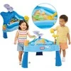 Bluey Little Tikes Garden Sandbox vandens staliukas + figūrėlės ir priedai
