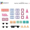 Teka Connetix pastelinis TRANSPORTO rinkinys 50 dalių