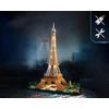 Dėlionė Puzzle 4D Build muzikinis centras Eiffla su podświetleniem LED modelis 3D do złożenia 90 cm