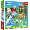 TREFL 93656 Dėlionė 2in1 + MEMOS Laimingi Smurfai Žaidimai