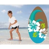 Skimboard 96cm medinė banglentė su gėlėmis