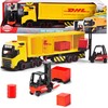 SIMBA Dickie City sunkvežimis + priekaba DHL w/dw 374-7018