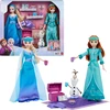 FROZEN Disney Kraina Lodu Pižama Party Sióstr komplektas lalek Anna i Elsa su Olafem + priedai
