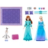 FROZEN Disney Kraina Lodu Pižama Party Sióstr komplektas lalek Anna i Elsa su Olafem + priedai