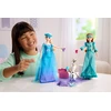 FROZEN Disney Kraina Lodu Pižama Party Sióstr komplektas lalek Anna i Elsa su Olafem + priedai