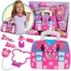 justplay Disney Minnie Mouse didelis medicinos rinkinys gydytojo pirmosios pagalbos vaistinėlė 8 dienos šviesos/garso