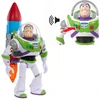 Disney Toy Story Interaktywna figurka Buzz Astral Lightyear su rakietą 27 cm EN