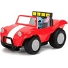 Jada Toys „Disney“ nuotoliniu būdu valdoma transporto priemonė „Raudon Buggy“ su dygsniu, RC figūrėlė