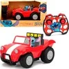 Jada Toys „Disney“ nuotoliniu būdu valdoma transporto priemonė „Raudon Buggy“ su dygsniu, RC figūrėlė