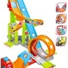 Simba Dickie Group Automobilių trasa su šuoliu, kilpa ir 2 mašinėlėmis – Dickie Toys