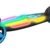 EVO sulankstomas reguliuojamas 3 ratų vaikiškas paspirtukas Rainbow Blast mini Cruiser mėlynai švytintis denis