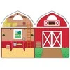 Melissa &amp; Doug - Daugkartinio naudojimo minkštų lipdukų žaidimų rinkinys „Ūkis“ (806034)