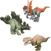 WORLD Juros periodo pasaulio „Mayhem Mix-Ups“ 2 viename stegozauro dinozauro figūrėlė