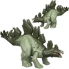 WORLD Juros periodo pasaulio „Mayhem Mix-Ups“ 2 viename stegozauro dinozauro figūrėlė