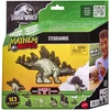 WORLD Juros periodo pasaulio „Mayhem Mix-Ups“ 2 viename stegozauro dinozauro figūrėlė
