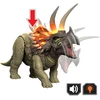 Mattel Figūrėlė Interaktywna Dinozaur Jurassic World Survival Triceratops Dźwięk Światło